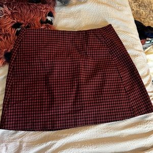 Urban Outfitters plaid mini skirt